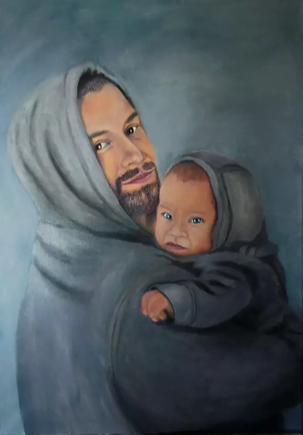 Anna Maria Modrzejewska - In objcęiach father