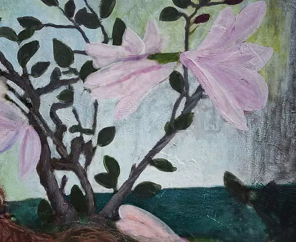 Nataliya Bagatskaya - In the magnolia garden ...