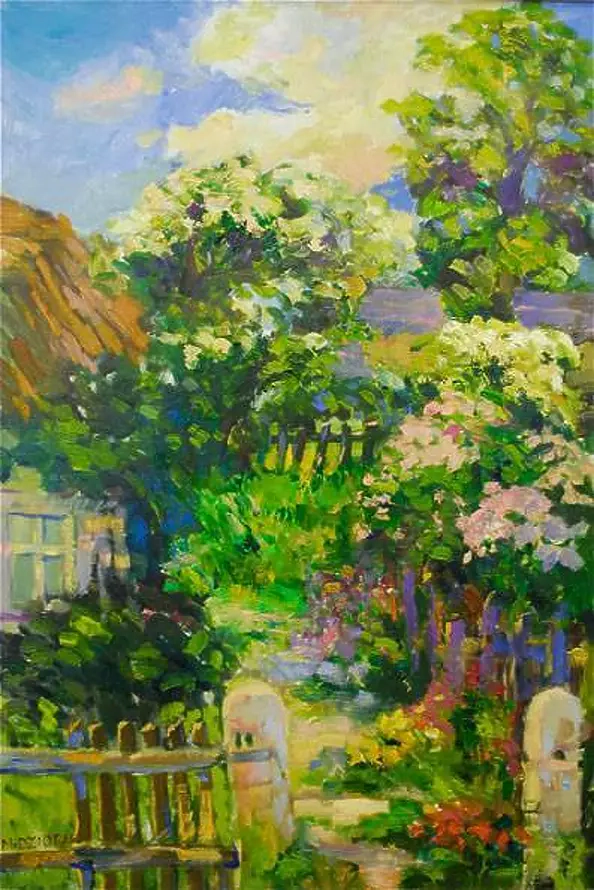 Maria Dziopak - In the garden