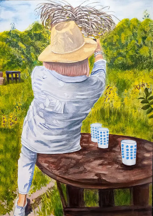 Anna Maria Modrzejewska - In the open air