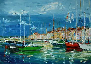 Dorota Łaz - At the port II
