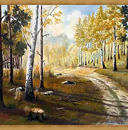 Rudolf Zmełty - In the autumn sunlight