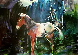 Jolanta Kalopsidiotis - In stable