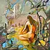 Anna Lupa Suchy, Vers Przemyśl, Peinture à l'huile - toile, 50 x 50