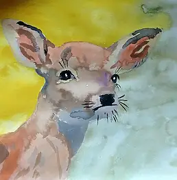 Agata Rak, Im Morgenlicht, Aquarelle - Papier, 29 x 21