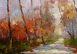 Krzysztof Tracz - Autumn landscape.