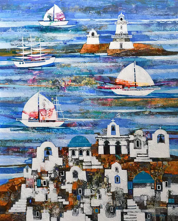 Alicja Słaboń Urbaniak - Holidays in the Cyclades