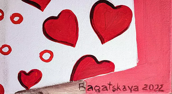 Nataliya Bagatskaya - "Valentine's Day", from the "Party Lifestyle" series