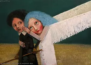 Krzysztof Iwin - The struggle of Jacob with the angel