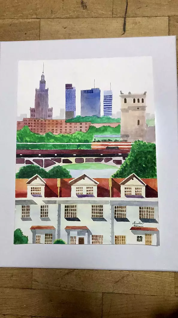 Mirosław Sobiech - Warszawa Akwarela