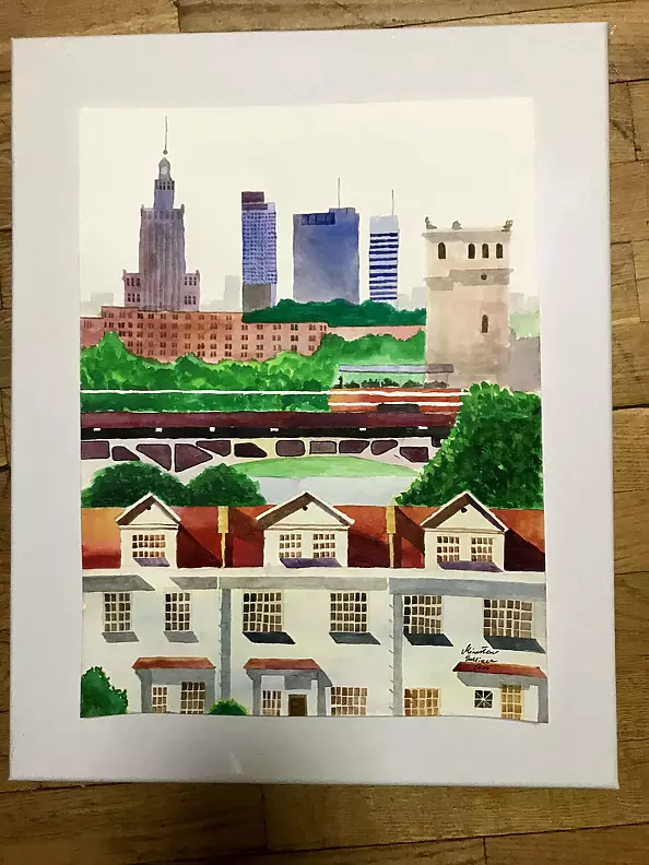 Mirosław Sobiech - Warszawa Akwarela