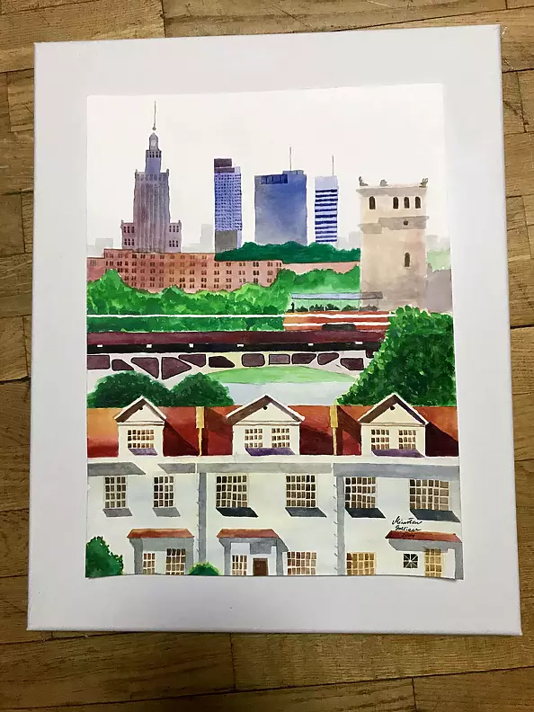 Mirosław Sobiech - Warszawa Akwarela