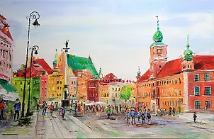 Radosław Popek - Warsaw. Castle Square.