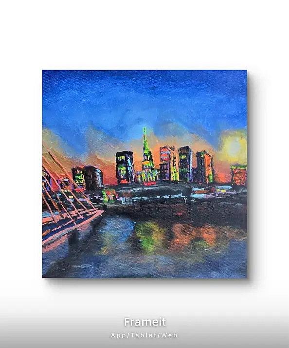 Krystyna Mościszko, Warschau, Acryl-Bild - Leinwand, 30 x 30