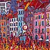 Joanna Mieszko, Varsavia, Dipinto acrilico - tela, 100 x 73
