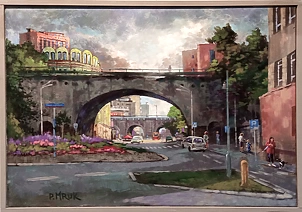 Piotr Mruk - Warsaw, the viaduct in Powiśle