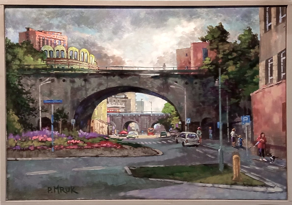 Piotr Mruk - Warsaw, the viaduct in Powiśle