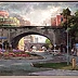Piotr Mruk - Warsaw, the viaduct in Powiśle