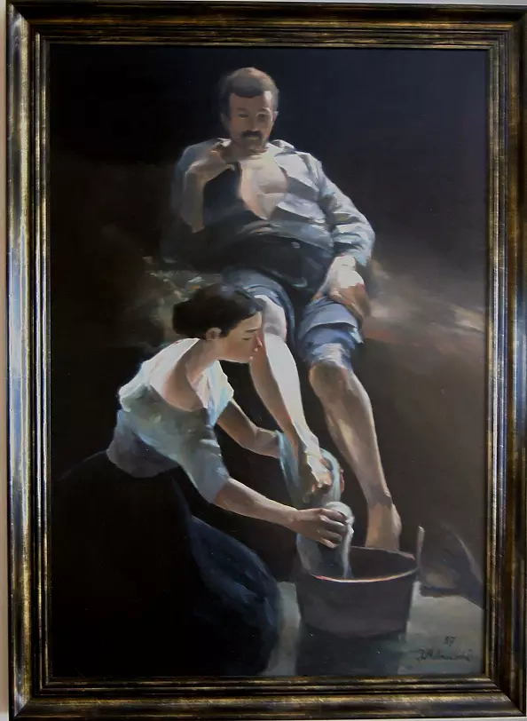 Paweł Wołos - The washing of feet