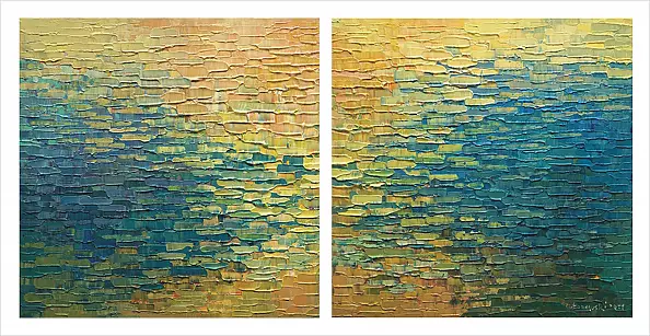 Krzysztof Łozowski - Water, Diptych