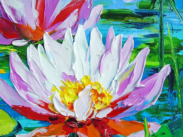 Olha Darchuk - Water lilies