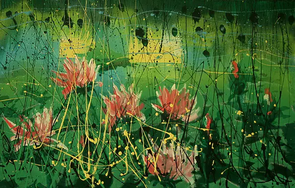 Tadeusz Iwańczuk - Water lilies