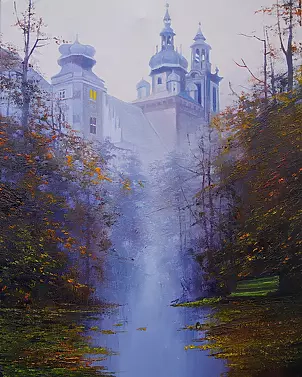   - Wawel Castle in the fog