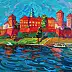 Anastasiia Kurkova, Wawelski Zamek, Obraz olejny - płótno, 100 x 80