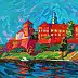 Anastasiia Kurkova, Wawelski Zamek, Obraz olejny - płótno, 100 x 80