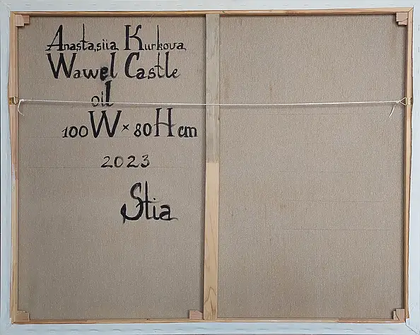 Anastasiia Kurkova, Wawelski Zamek, Obraz olejny - płótno, 100 x 80