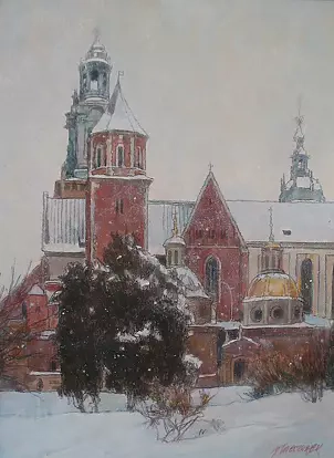 Mieczyslaw Wieczorek - Wawel-winter
