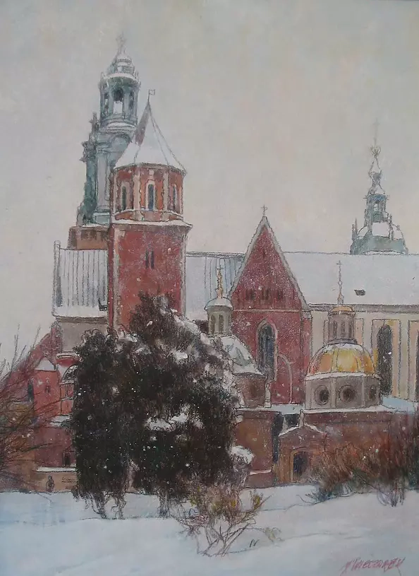 Mieczyslaw Wieczorek - Wawel-winter