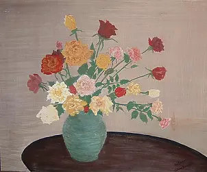 Antonina Radzięda - Wazon z różami