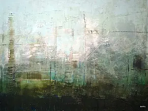   - В тумане ничего не видно.