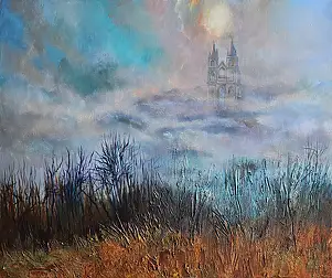 Urszula Świtaj, We mgle, Inne, Obraz akrylowy - płótno, 55 x 46