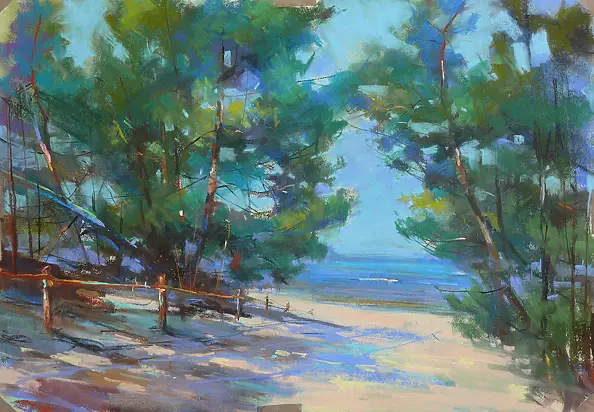 Krzysztof Tracz - Entrance to the beach