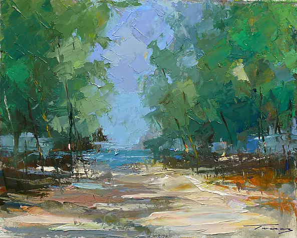 Krzysztof Tracz - Entrance to the beach.