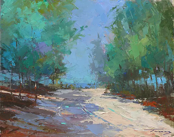 Krzysztof Tracz - Entrance to the beach.