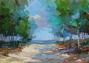 Krzysztof Tracz - Entrance to the beach