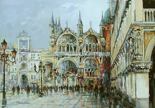 Piotr Rembieliński - Venice, Piazzetta San Marco