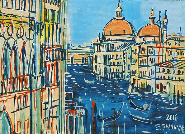Edward Dwurnik - Venice