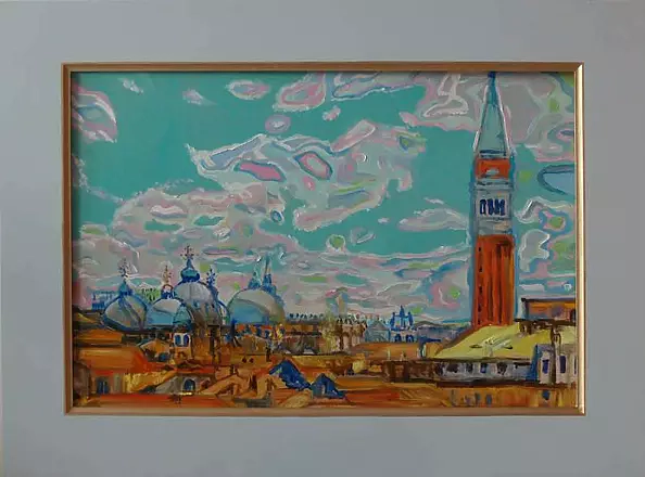 Dariusz Żejmo - Venice over the rooftops