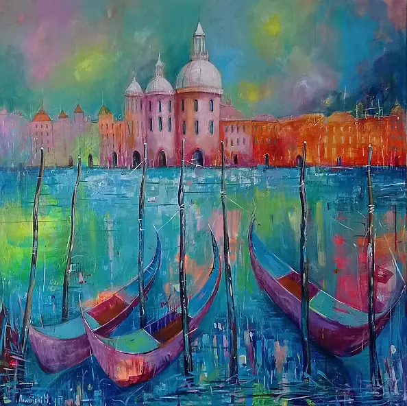 Mirosław Nowiński - Venetian gondolas