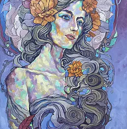 Maciej Bienias - Venus in the hydrangeas