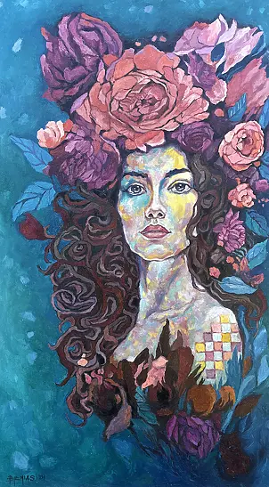 Maciej Bienias - Venus with chrysanthemum