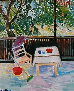 Barbara Michałowska - Porch in Sokól