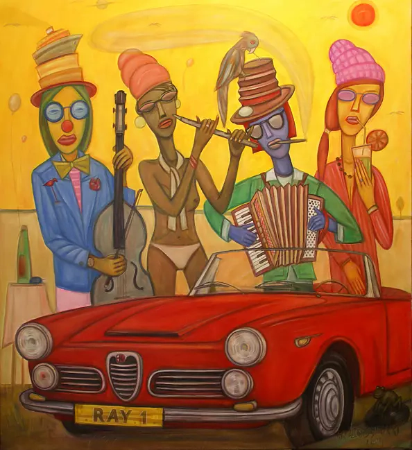 Alfons Wiesław Sielicki -  cheerful convertible