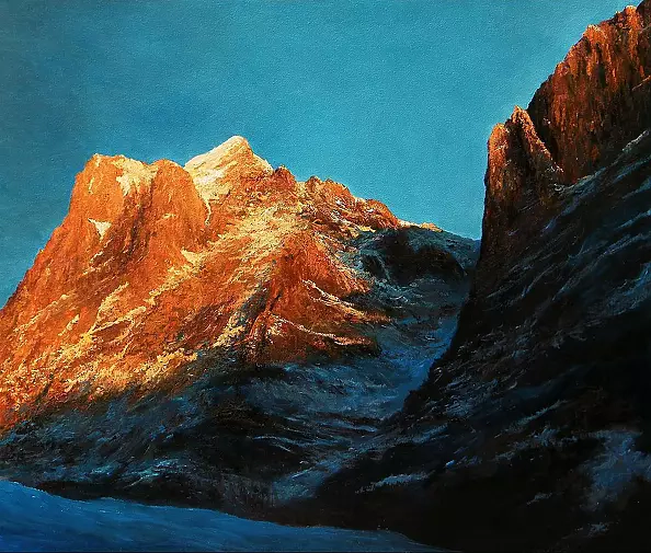 Jacek Siedlec - Wetterhorn. Switzerland