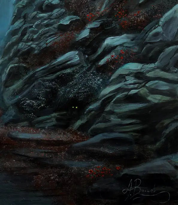 Agata Buczek, Wewnętrzna droga, Obraz olejny - płótno, 100 x 100