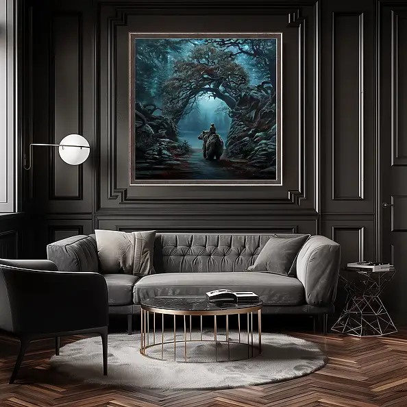 Agata Buczek, Wewnętrzna droga, Obraz olejny - płótno, 100 x 100